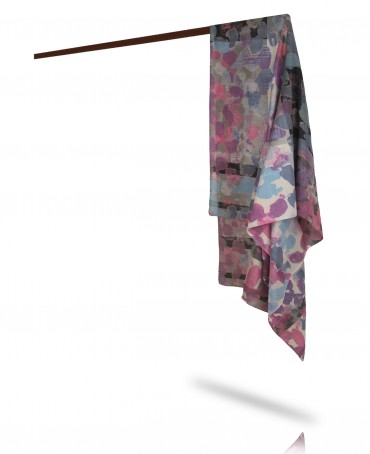 Палантин Женский SN40-OMBRE/ARGENT